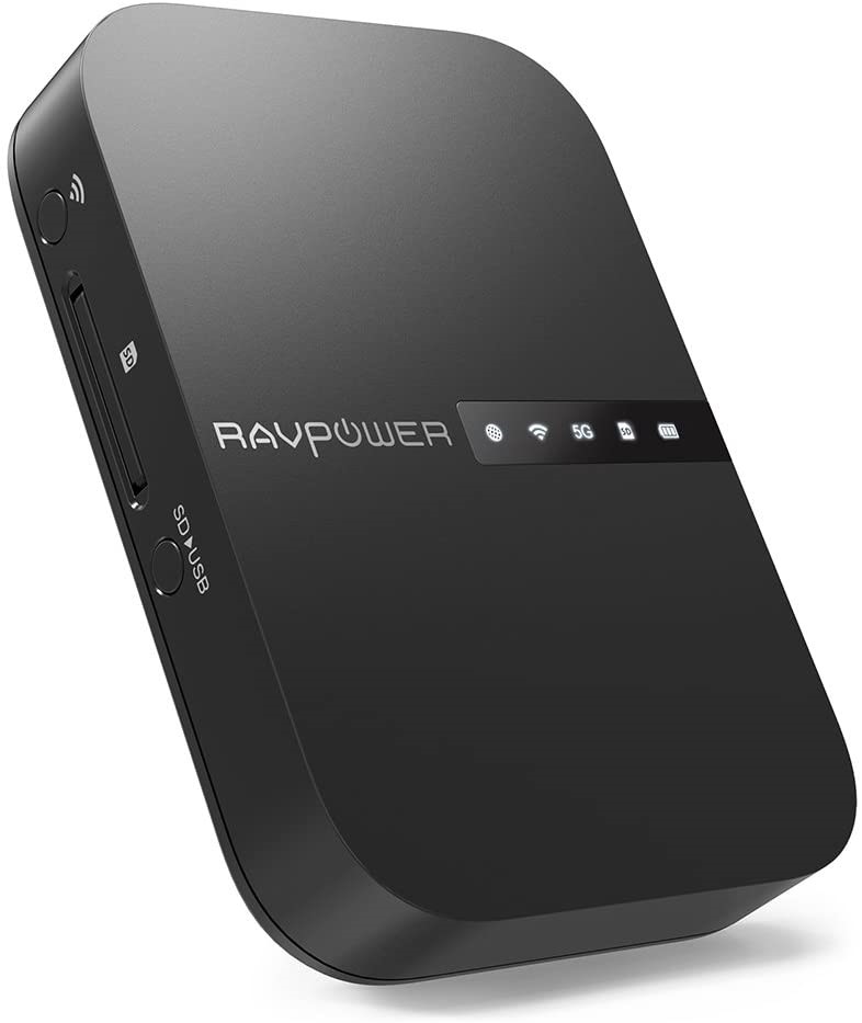 RAVPower FileHub RP WD009 AC750 Wireless Travel Router
