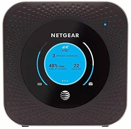 The Netgear Nighthawk MR1100 Mobile Hotspot 4G LTE Router.