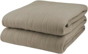 Biddeford Comfort Knit Fleece Electric Heated Warming Blanket