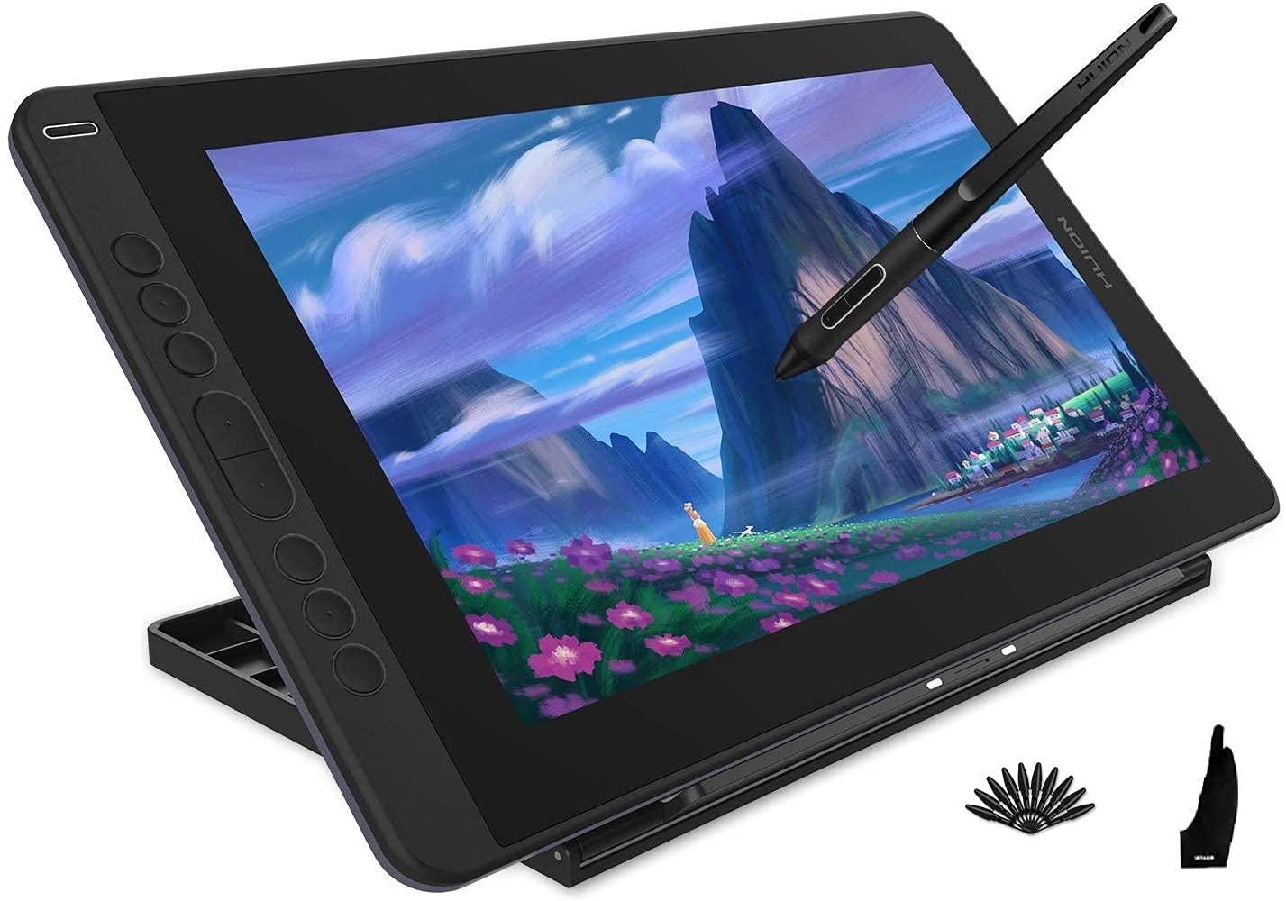 HUION 2020 Kamvas 13 Pen Display 2-in-1 Graphic Drawing Tablet with Screen Full-Laminated