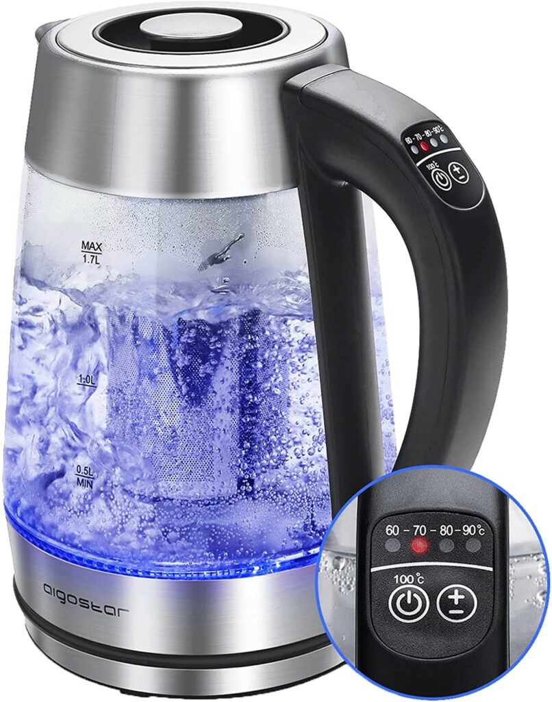 Aigostar Electric Kettle and Tea Infuser
