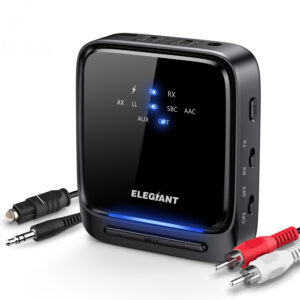 ELEGIANT 2-in-1 Bluetooth 5.0 Transmitter